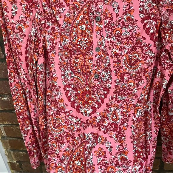 J. Crew Puff-sleeve top in oversized paisley - Picture 6 of 12
